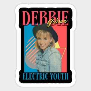 Debbie Gibson Vintage 1987 // Electric Youth Original Fan Design Artwork Sticker